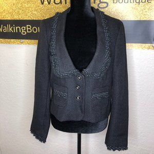 White House Black Market tweed blazer